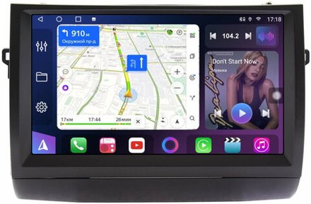 Магнитола для Toyota Prius 20 2003-2011 (вниз, с JBL) - FarCar XXL9-9613F1 монитор 9.5" 2K QLED на Android 14, TS20, 8+256Гб, CarPlay, 4G SIM-слот