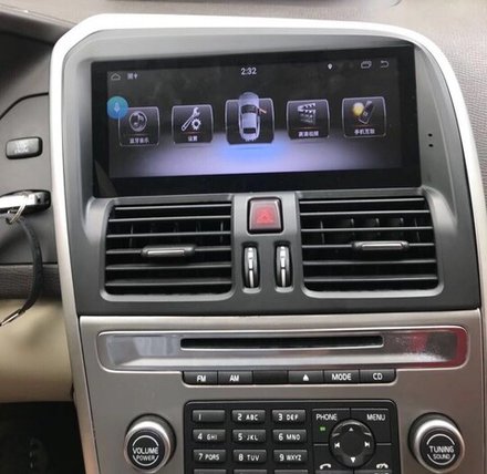 Магнитола для Volvo XC60 2014-2017 (поддержка штатного меню) - Kuberg JT-V8004 экран 8.8", Android 10, ТОП процессор, 4Гб-64Гб