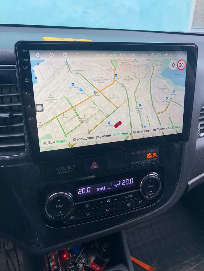 Магнитола для Mitsubishi Outlander 3 2012-2022 - Parafar PF230LUX2FHD на Android 13, 8-ядер, 2Гб+32Гб, CarPlay, 4G SIM-слот