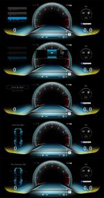 Электронная панель приборов Mercedes-Benz C-класс W205 2014-2018 - 1301С с LCD / ЖК 12.3" экраном QLED