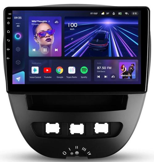 Магнитола для Citroen C1, Peugeot 107, Toyota Aygo - Teyes CC3L на Android 10, 8-ядер, CarPlay, 4G SIM-слот