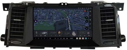 Магнитола для Nissan Patrol Y62, Infiniti QX56/QX80 2010-2019 (поддержка Bose и 360, рамка 9") - Kuberg EW-9222 QLed+2K, Android 13, UIS7870 (DUDU7), CarPlay, SIM-слот