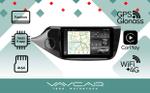 Магнитола для KIA Ceed 2 (JD) 2012-2018 (рамка глянец) - Vaycar VA27-0216-2K на Android 13, Быстрая, 2K QLED, CarPlay,4G SIM-слот