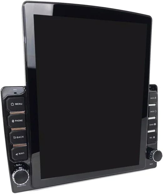 Магнитола в 10" рамку с вертикальным монитором в стиле "Тесла" - Canbox H-Line Android 10, ТОП процессор, CarPlay, 4G SIM-слот