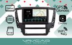 Магнитола для Mitsubishi Pajero Sport 3 2020-2024, Montero Sport (прямоугольный климат, рамка 10) - Vaycar VA47-3181-2K на Android 13, Быстрая, 2K QLED, CarPlay, 4G SIM-слот