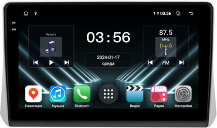 Магнитола для Mitsubishi Xpander, Xpander Cross - FarCar DX10-7863-10 монитор 10.36" IPS на Android 13, 4+64Гб, CarPlay