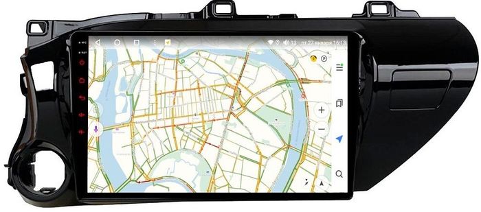 Магнитола для Toyota Hilux 2015+ - Vaycar VA77-1077 на Android 13, 8-ядер, 2Гб-32Гб, 4G SIM-слот