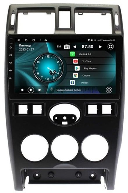 Магнитола для Lada Priora 2007-2013 (рамка черная) - Vaycar VA33-3112 на Android 13, 8-ядер, 2Гб-32Гб, 4G SIM-слот