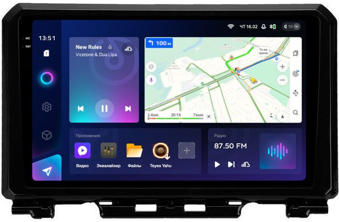 Магнитола для Suzuki Jimny 4 2019+ - Teyes CC3-2K QLed Android 10, Быстрая, SIM-слот, CarPlay