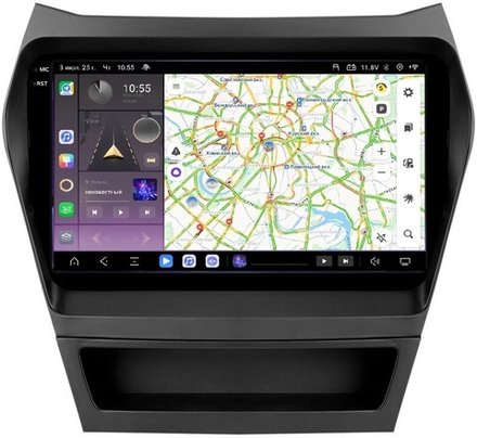 Магнитола для Hyundai Santa Fe 2012-2018 - Kuberg OL-9703 QLed+2K, Android 13, TS20, CarPlay, 4G SIM-слот