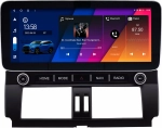Магнитола для Toyota Land Cruiser Prado 150 2014-2017 - Canbox H-Line 0074 монитор 12.3" QLED в стиле MERCEDES на Android 10, ТОП-процессор, CarPlay, 4G SIM-слот