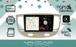 Магнитола для KIA Rio 2005-2011 - Vaycar VA27-1106 на Android 13, Быстрая, 4G SIM-слот