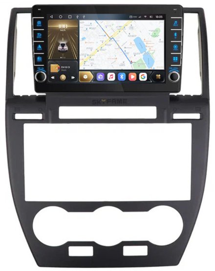 Магнитола для Land Rover Freelander 2007-2012 (взамен монохрома) - Kuberg SF-9302 (кнопки и крутилки), Android 12, TS10,  CarPlay, 4G SIM-слот