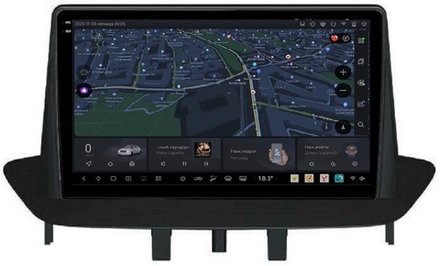Магнитола для Renault Fluence/ Megane 2009-2017 - Kuberg SF-9997-L QLed+2K, UIS7870 (DUDU7), Android 13, CarPlay, SIM-слот