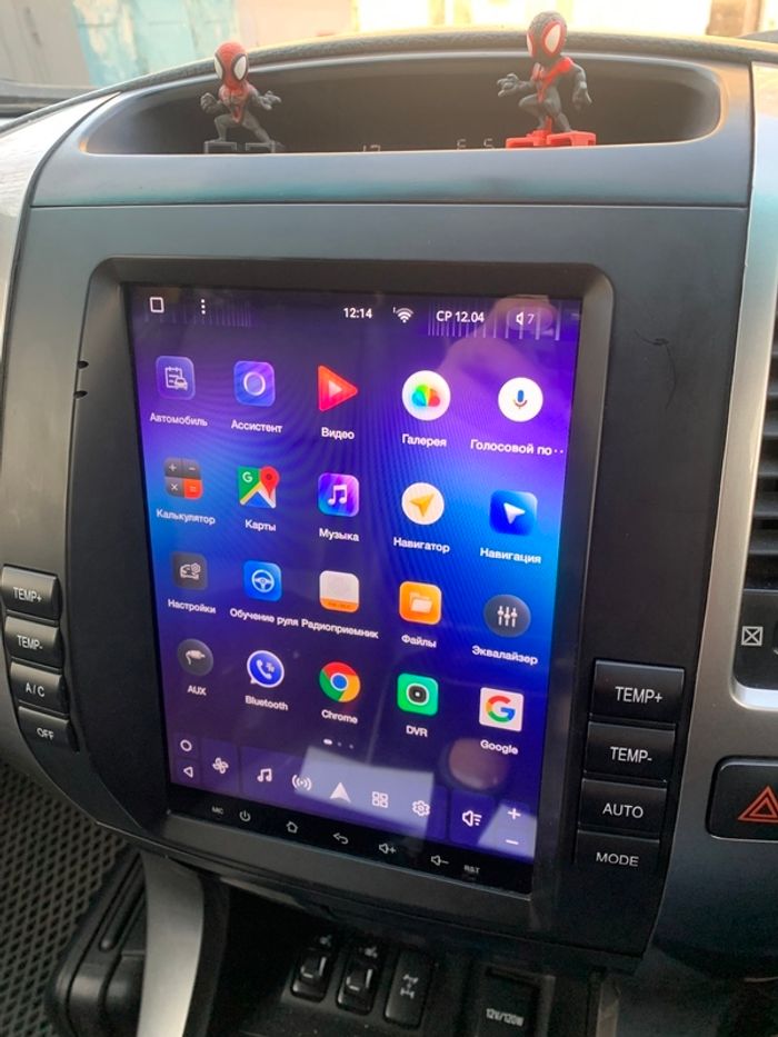 Магнитола для Toyota Land Cruiser Prado 120, Lexus GX470 (экран климата внизу) - Teyes TPRO 2 монитор 9.7" QLED в стиле "Тесла" на Android 10, TS10, 4G SIM-слот