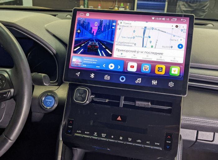 Магнитола для Toyota Alphard 30, Vellfire 2015-2023 (менее 10 динамиков) - Parafar PF694 на Android 13, QLED 2K монитор 11" или 13", 8Гб+128Гб, CarPlay, 4G SIM-слот