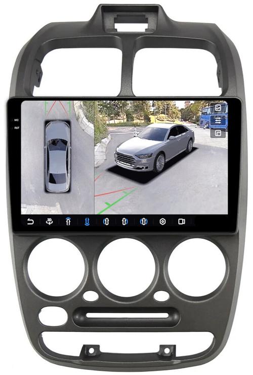 Магнитола для Hyundai Accent 2000-2011 - FarCar BX3010M-360 монитор 9.5" 2K QLED на Android 13, 6Гб+128Гб, CarPlay, 4G SIM-слот, 4 камеры в комплекте