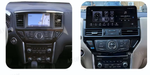 Магнитола для Nissan Pathfinder (R52) 2014-2016 (поддержка Bose и 360) - Kuberg монитор 12.3" на Android 13, Быстрая, Carplay, 4G SIM-слот