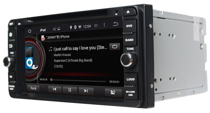 Магнитола для Toyota (200х100мм) - Kuberg MKD-6952-P6 на Android 10, 6-ТУРБО ядер, 4ГБ-64ГБ