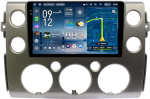 Магнитола для Toyota FJ Cruiser 2005-2022 (рамка серая) - Teyes CC4-PRO монитор 9.5" 2K QLED на Android 13, Snapdragon 778G, ИИ, CarPlay, DSP, 4G SIM-слот