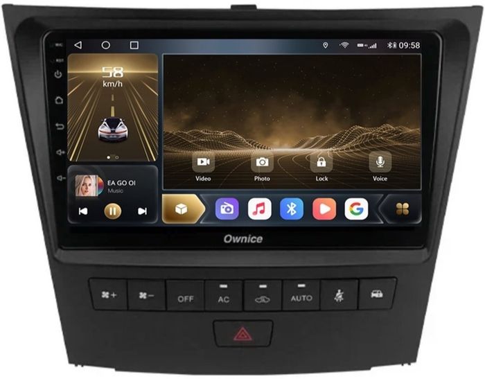 Магнитола для Lexus GS III 2005-2012 - Kuberg OL-9564 IPS, Android 10, 8 ядер (TS18), 4G SIM-слот