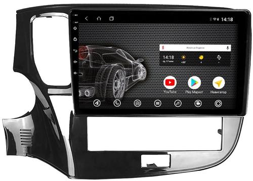 Магнитола для Mitsubishi Outlander 3 2019-2022 (прямоугольный климат) - AK482R10-MTK Android 10, 8-ядер, 2Гб-32Гб