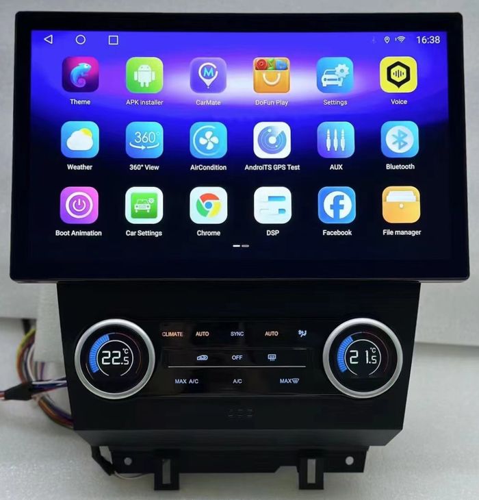 Магнитола для Ford Mustang 2009-2013 - Kuberg ZH-F1301 монитор 12.3" на Android 12, Быстрая, CarPlay, 4G SIM-слот