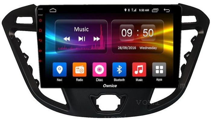 Магнитола для Ford Transit Custom 2012+ - Kuberg OL-9288 QLed, Android 12, TS10, CarPlay, 4G SIM-слот