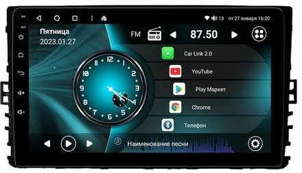Магнитола для Volkswagen Transporter T6 2019-2022 - Vaycar VA81U-9011-09V2 на Android 13, 8-ядер, 2Гб-32Гб, 4G SIM-слот