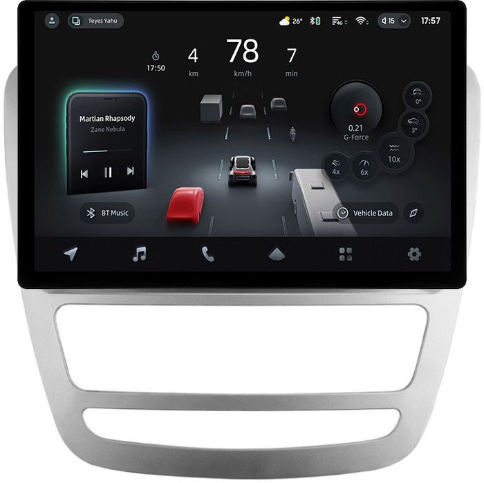 Магнитола для Sollers ST6 (взамен монохром экрана), JAC T6 - Teyes CC4-PRO монитор 13" 2K QLED на Android 13, Быстрейшая, Snapdragon 778G, ИИ, CarPlay, DSP, 4G SIM-слот