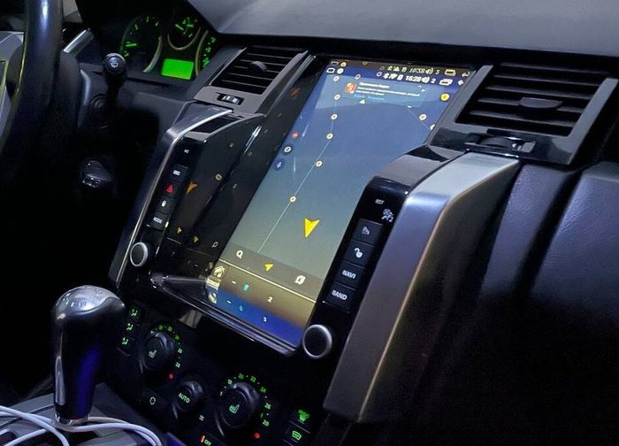 Магнитола для Range Rover Sport 2005-2009 - Kuberg NH-1002 ("Тесла-Стиль") Android 10, 8Гб+128Гб, SIM-слот