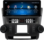 Магнитола для Toyota Highlander 2 (U40) 2007-2013 - Kuberg монитор 12.3" в стиле Audi на Android 13, Быстрая, CarPlay, 4G SIM-слот