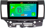 Магнитола для Mitsubishi Lancer X 2007-2016 - Airoc 2K AU-2612 на Android 13, Быстрейшая, SIM-слот