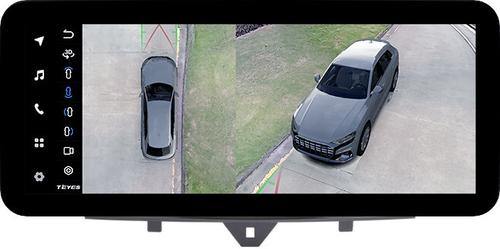 Магнитола для Smart ForTwo W451 2010-2015 - Teyes LUX ONE 360 монитор 12.3" 2K QLED на Android 10, 6Гб+128Гб, CarPlay, 4G SIM-слот, 4 камеры в комплекте