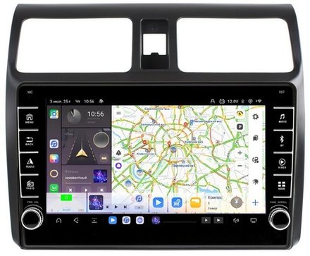 Магнитола для Suzuki Swift 2004-2010 - Kuberg OL-1622 (кнопки и крутилки) Android 13, TS20, 6+128Гб, CarPlay, 4G SIM-слот