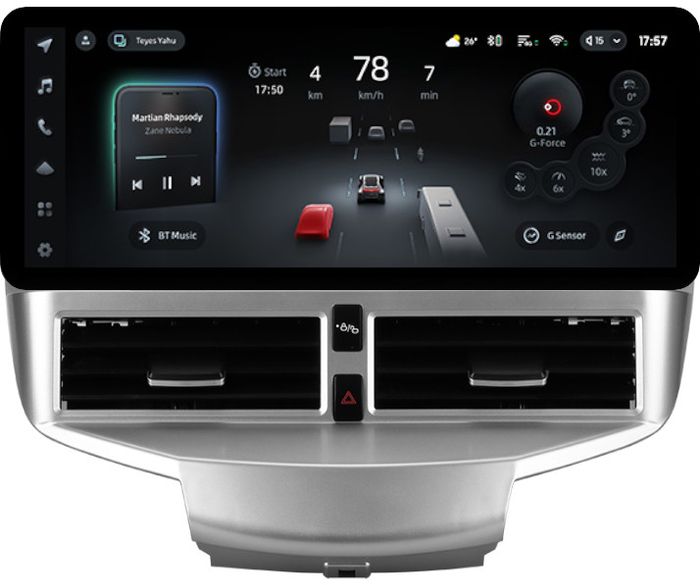 Магнитола для Ford Fiesta MK6 2012-2018 (голубой БК) - Teyes CC4PRO монитор 12.3" 2K QLED + рамка LUX, Android 13, Быстрейшая, Snapdragon 778G, ИИ, CarPlay, DSP, 4G SIM-слот