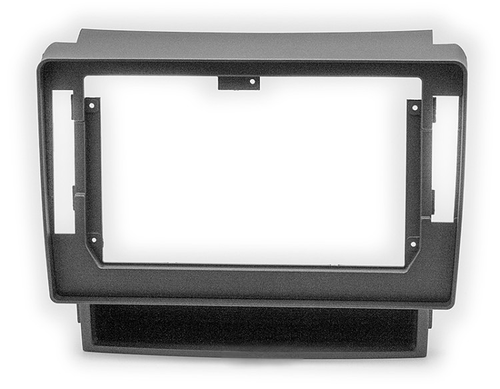 Комплект рамки с разъёмами 10" Toyota Alphard H20, Vellfire 2008-2014 (компл. с полочкой под магнитолой)монитор утоплен