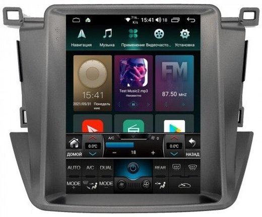 Магнитола для Toyota RAV4 XA40 2012-2019 - Airok RT-1110 ("Тесла-Стиль"), Android 11, 6Gb-128Gb, SIM-слот