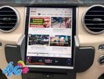 Магнитола для Land Rover Discovery 4 2011-2014 (поддержка меню Bosch резистив) - Kuberg NH-R1005-3R вертикальный экран в стиле "Тесла" на Android 11, 8Гб+128Гб, CarPlay, 4G SIM-слот