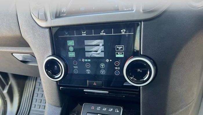 Сенсорная панель климата Land Rover Discovery 4 2010-2016 - LCD / ЖК экран 7", без отверстия под CD