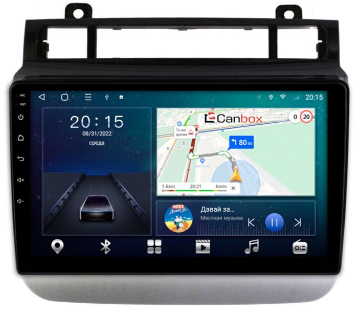 Магнитола для VW Touareg 2010-2018 (RCD550, поддержка подогревов) - CanBox 9476 Android 10, 8-ядер, SIM-слот