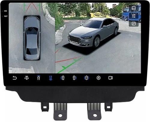 Магнитола для Mazda CX-3 2014-2023 (цветной экран) - FarCar BX10-360-9599B монитор 10.36" 2K QLED на Android 13, 6Гб+128Гб, CarPlay, 4G SIM-слот, 4 камеры в комплекте