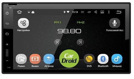 2DIN магнитола (экран 7") - Airok RD-1005D на Android 9, 8-ядер, 4ГБ-32ГБ