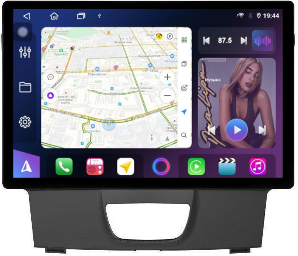 Магнитола для Chevrolet TrailBlazer 2012-2015 - FarCar BX877 монитор 13" 2K QLED на Android 13, TS10, 6+128, CarPlay, 4G SIM-слот