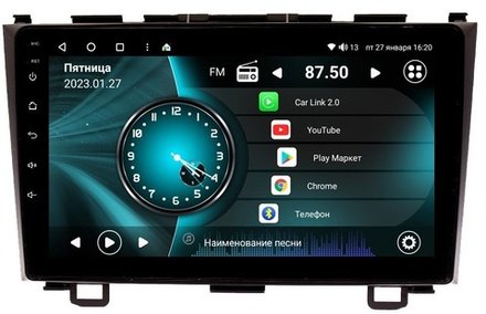 Магнитола для Honda CR-V 2007-2012 - Vaycar VA20-0009 на Android 13, 8-ядер, 2Гб-32Гб, 4G SIM-слот