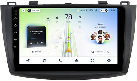 Магнитола для Mazda 3 BL 2009-2013, Axela - Teyes CC4L монитор 9" IPS на Android 14, Snapdragon 662, CarPlay, 4G SIM-слот