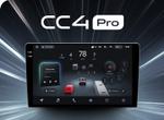 Магнитола в отсек 1DIN - Teyes CC4-PRO монитор 9.5" 2K QLED на Android 13, Snapdragon 778G, ИИ, CarPlay, DSP, 4G SIM-слот