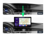 Магнитола для Lexus ES250 2012-2015 (взамен монохром экрана) - Kuberg SF-16ESL/KP-13-464-S10 монитор 13" 2K QLED на Android 12, ТОП процессор, CarPlay, 4G SIM-слот, джойстик в комплекте, 4/64ГБ