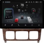 Магнитола для Mercedes-Benz S W220 1998-2005 (рамка дерево) - Teyes CC4-PRO монитор 13" 2K QLED на Android 13, Быстрейшая, Snapdragon 778G, ИИ, CarPlay, DSP, 4G SIM-слот
