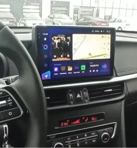 Магнитола для KIA Optima 4 2016-2020 - FarCar GX580M монитор 10.36" 2K QLED на Android 14, TS20, 6+128Гб, CarPlay, 4G SIM-слот